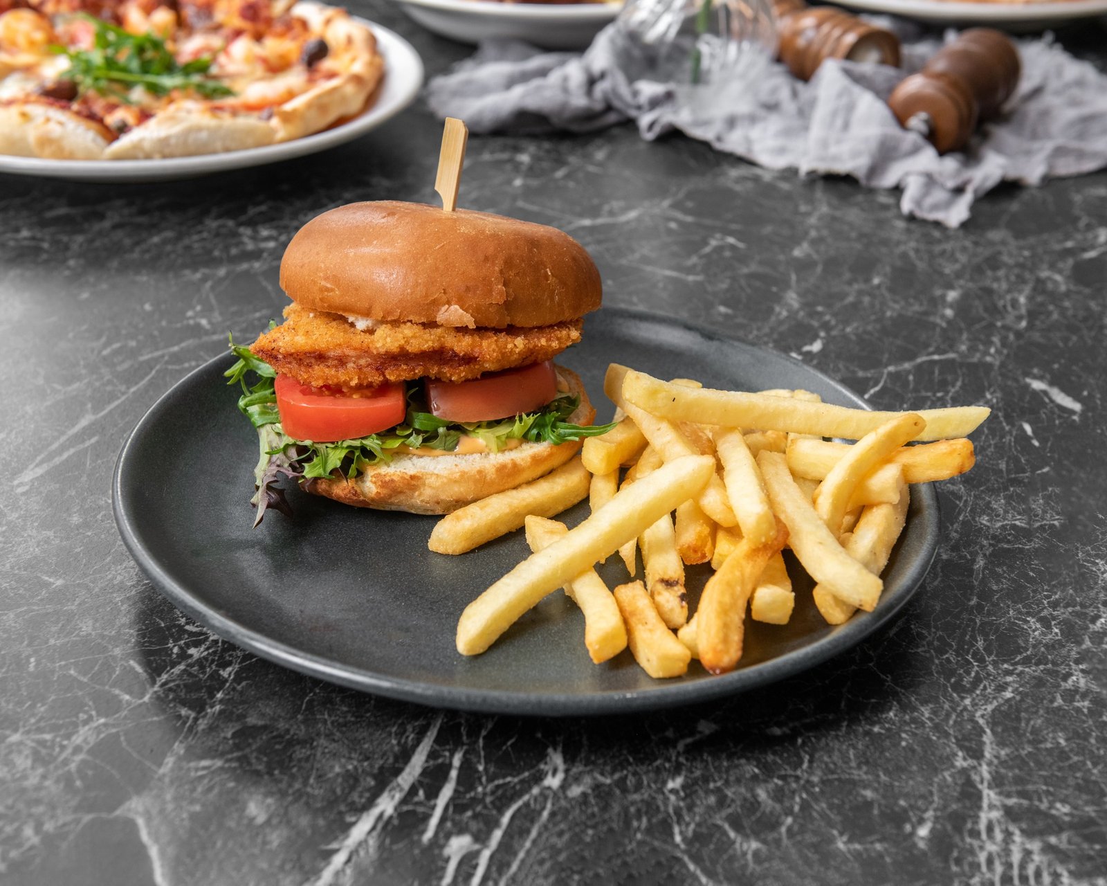 Chicken Schnitzel Burger